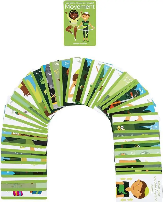Alt view image 4 of 6 - Coping Skills for Kids Coping Cue Cards Movement Deck (CSKCCMVT)