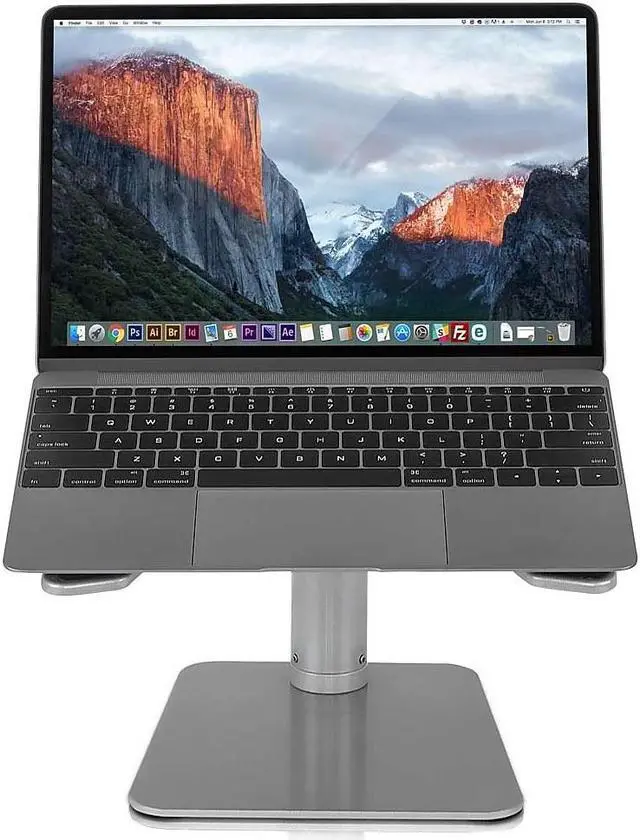 Alt view image 8 of 20 - Mount-It! Laptop Desktop Stand Riser for MacBook and Notebooks, Fits 11 to 15 Inch Computers