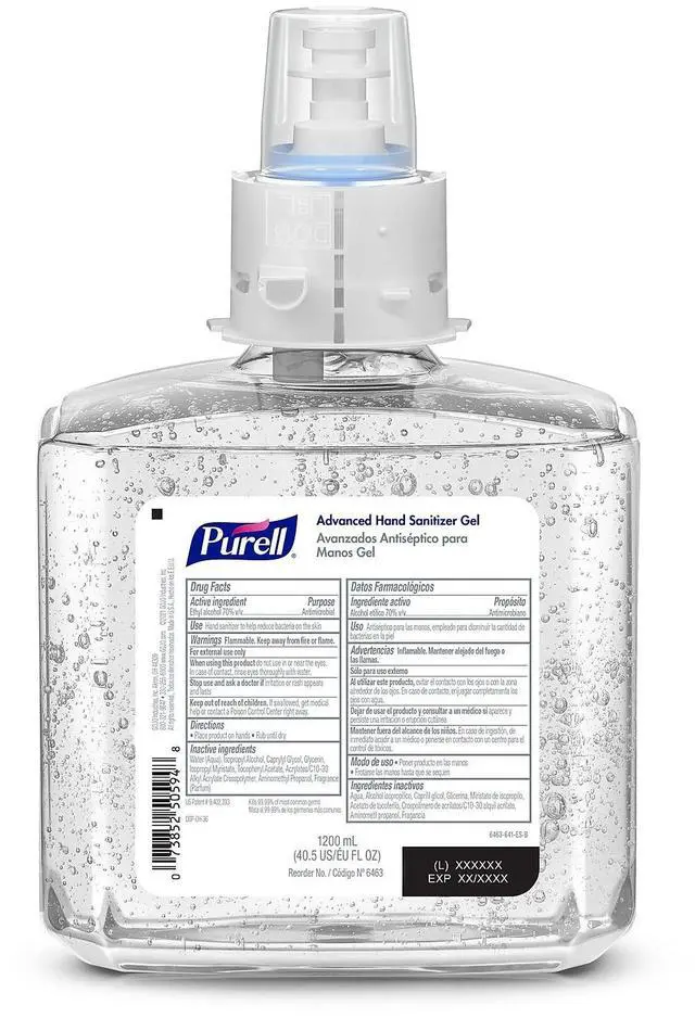 Alt view image 2 of 8 - PURELL Healthcare Advanced Hand Sanitizer Gel 6463-02