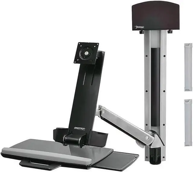 Alt view image 7 of 12 - Ergotron StyleView 45-266-026 Multi Component Sit-Stand Combo Arm Mount