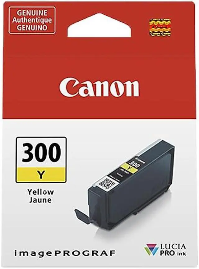 Alt view image 12 of 12 - Canon LUCIA PRO PFI-300 Original Inkjet Ink Cartridge Yellow Pack 4196C002