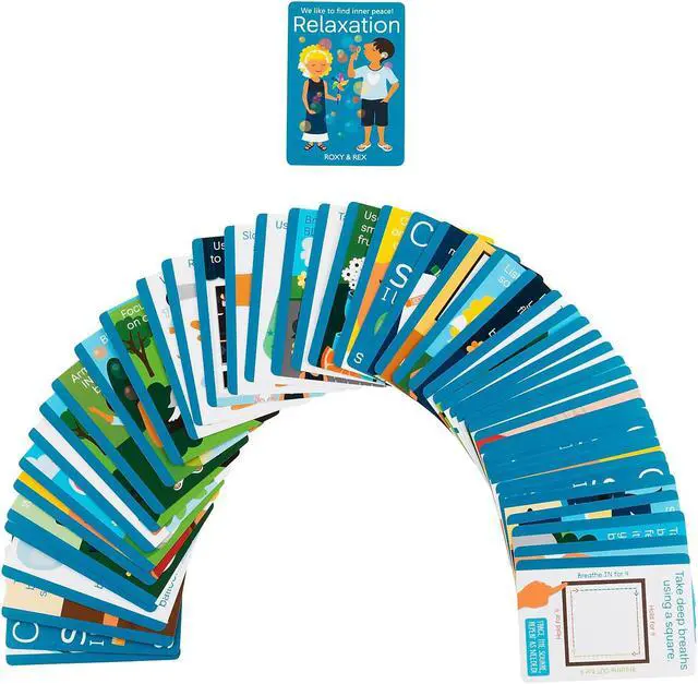 Alt view image 8 of 10 - Coping Cue Cards Relaxation Deck CSKCCREL