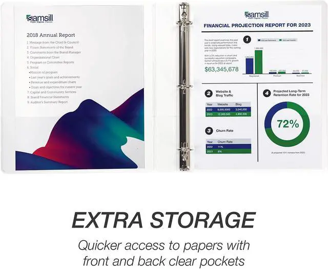 Alt view image 8 of 10 - Samsill Ring Binder S88437