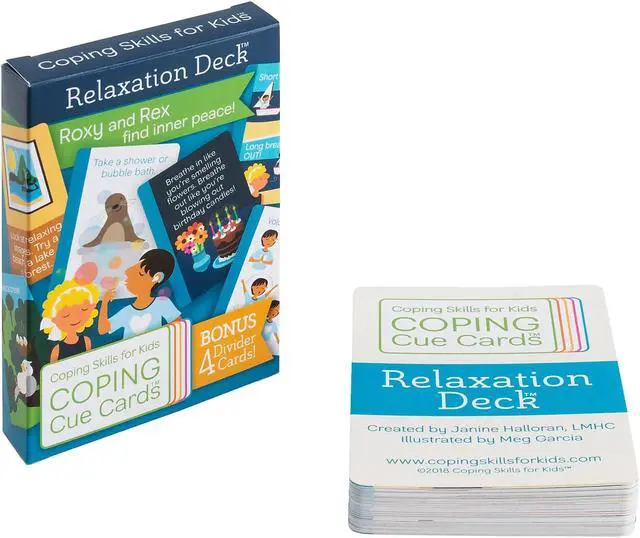 Alt view image 2 of 10 - Coping Cue Cards Relaxation Deck CSKCCREL