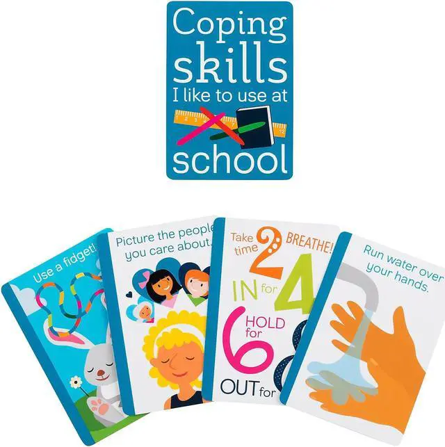 Alt view image 7 of 10 - Coping Cue Cards Relaxation Deck CSKCCREL
