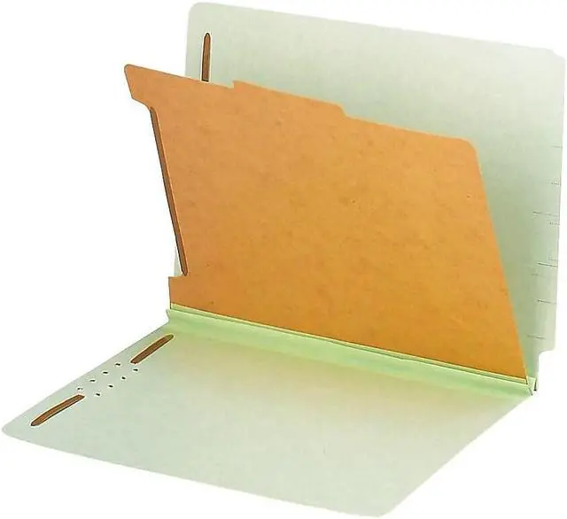Alt view image 9 of 10 - Pendaflex Pressboard End Tab Classification Folders Letter 2 Dividers/6 Section