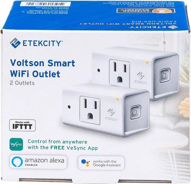 ETEKCITY Voltson WiFi Smart Plug White 6/Pack (EDESSPECSUS0023) 