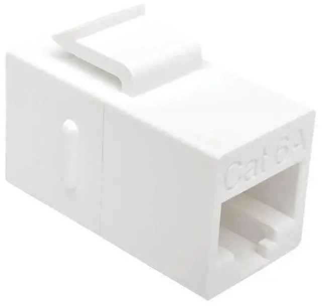 Alt view image 6 of 8 - Tripp Lite Cat6a Straight-Through Modular In-Line Snap-In Coupler (RJ45 F/F)