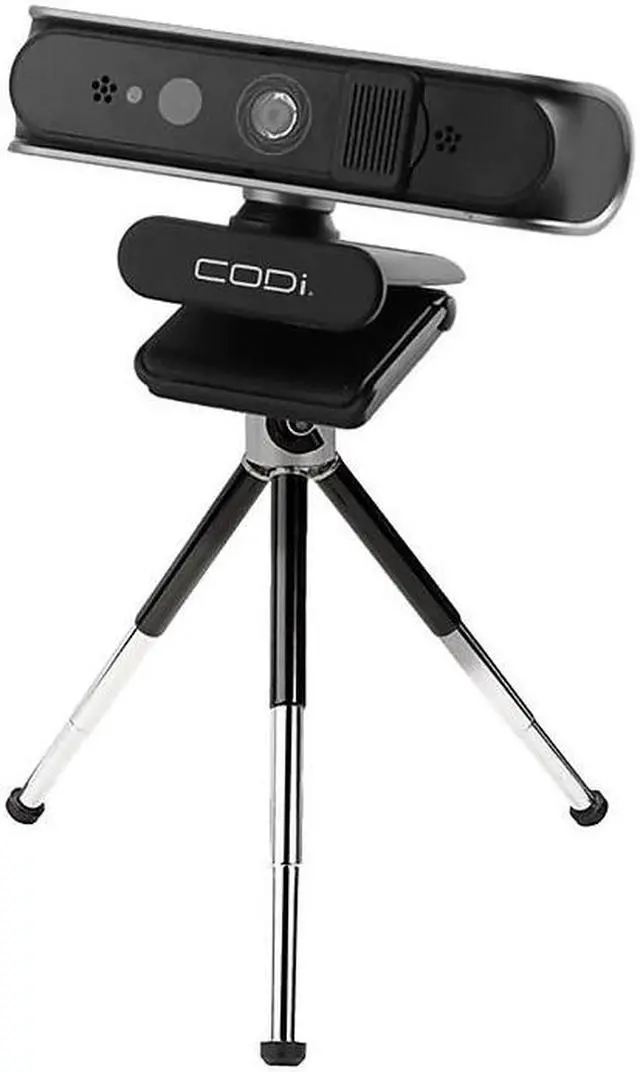 Alt view image 11 of 12 - CODi Allocco 1080P IR Facial Recognition Webcam Black (A05023)