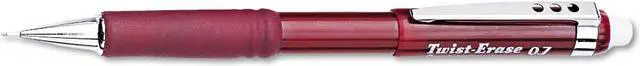 Main image of Pentel Twist-Erase III Mechanical Pencil 0.7 mm Red Barrel QE517B