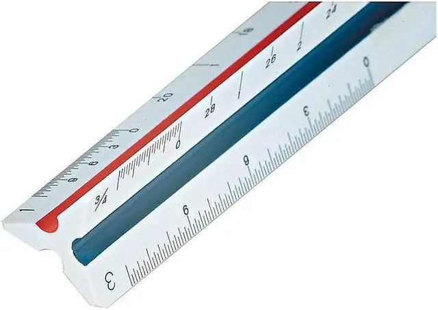 Alt view image 13 of 13 - Staedtler Engineering Triangular Scale