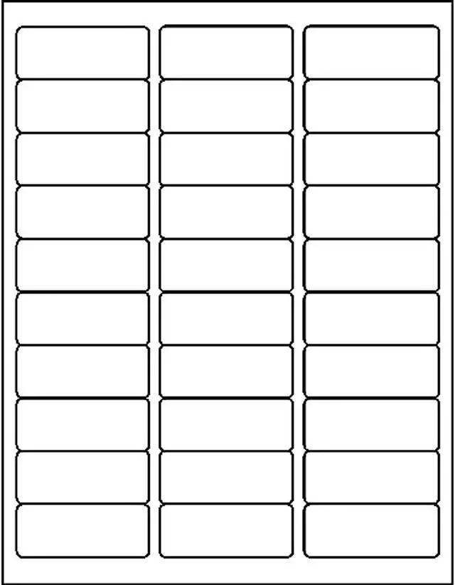 Alt view image 4 of 12 - Business Source Mailing Labels Laser 1"x2-3/4" 1500/PK Clear 26123