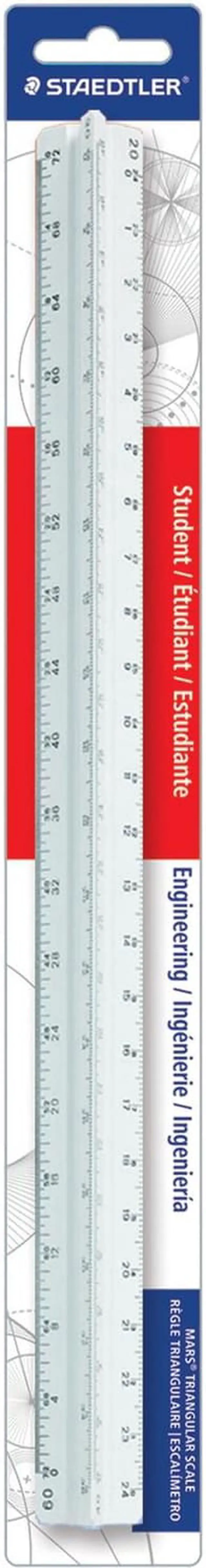 Alt view image 7 of 8 - Staedtler Engineering Triangular Scale