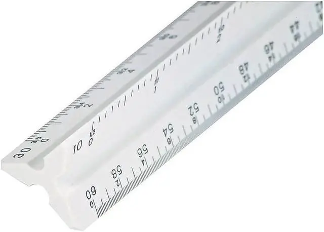 Alt view image 8 of 8 - Staedtler Engineering Triangular Scale