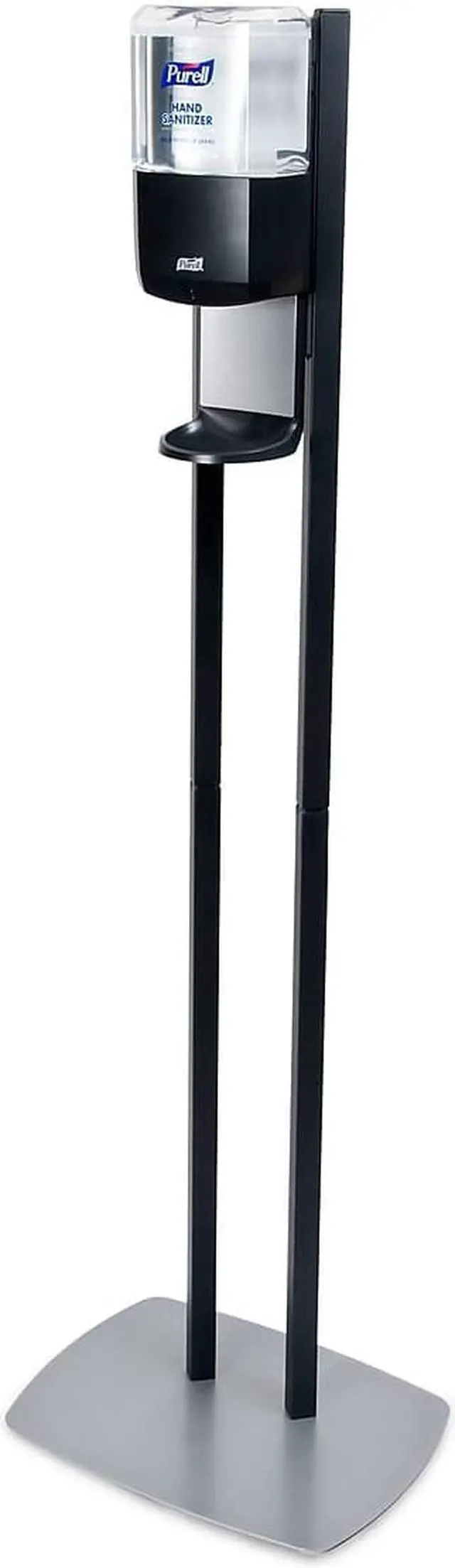 Alt view image 2 of 5 - PURELL ES 6 Automatic Floor Stand Hand Sanitizer Dispenser Graphite/Black (7216-DS)