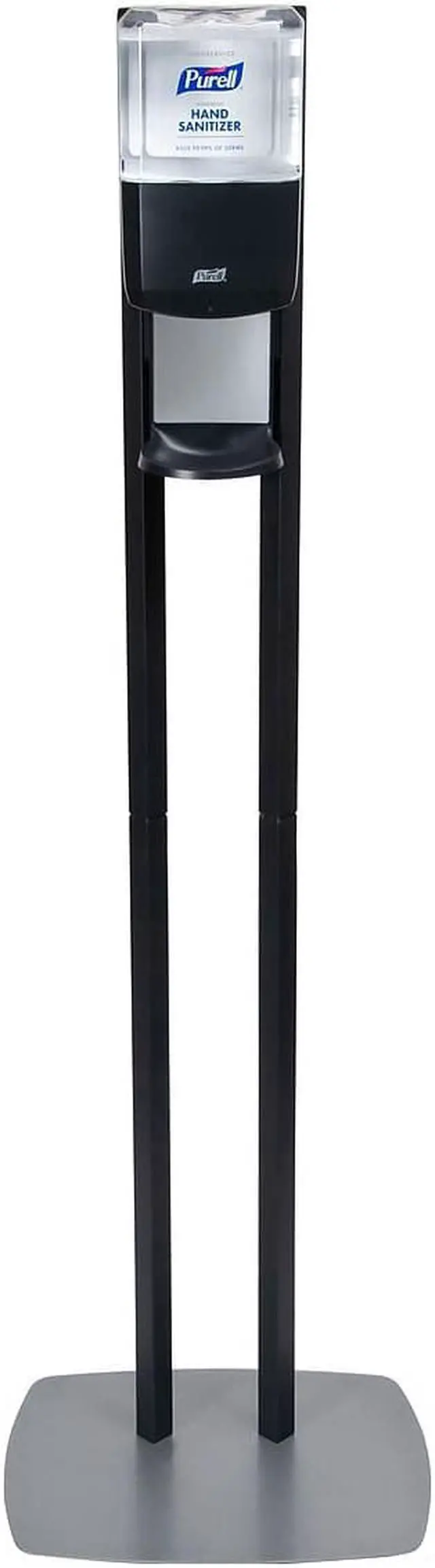 Main image of PURELL ES 6 Automatic Floor Stand Hand Sanitizer Dispenser Graphite/Black (7216-DS)