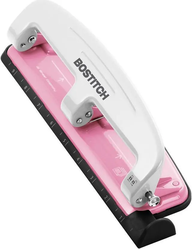 Alt view image 12 of 13 - PAPERPRO 2188 ProPunch Pink Ribbon Compact 3Hole Punch