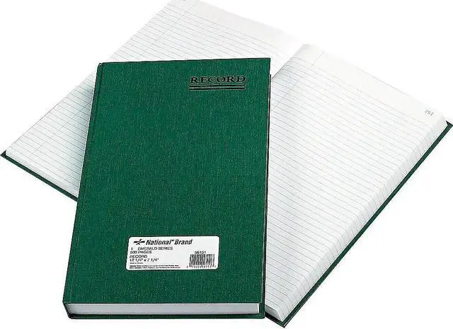 Alt view image 8 of 8 - National Emerald Series Account Book Green Cover 500 Pages 12 1/4 x 7 1/4 56151