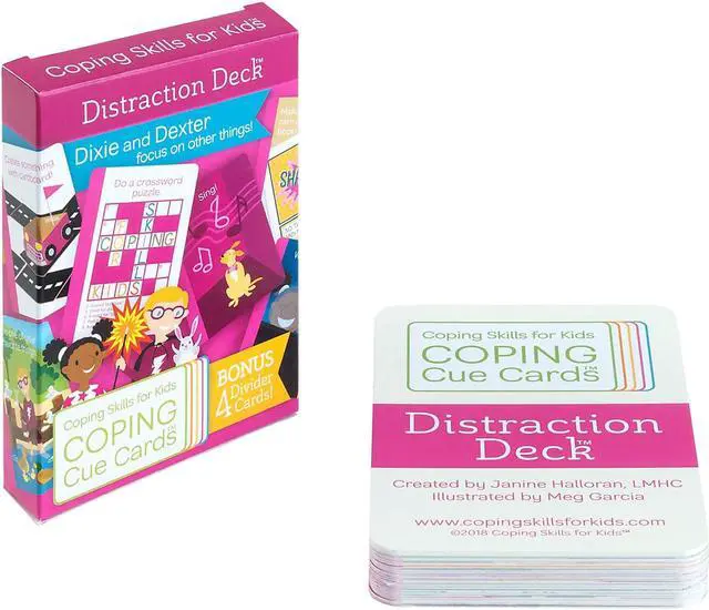 Main image of Coping Skills for Kids Coping Cue Cards Distraction Deck (CSKCCDST)