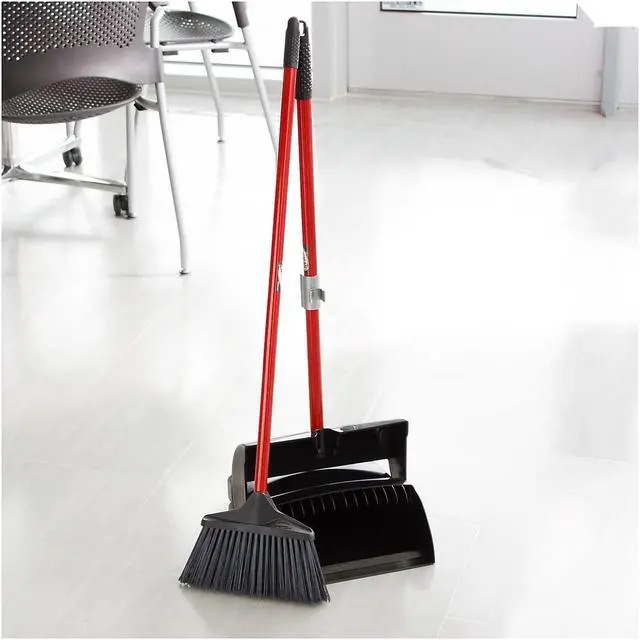 Alt view image 6 of 6 - LIBMAN 919 Broom and DustPan, OpenLid, 11-1/2x11-1/2