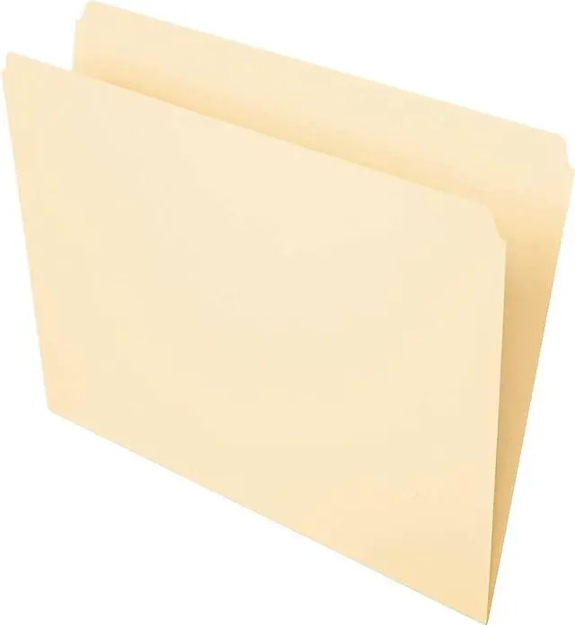 Alt view image 14 of 14 - Pendaflex Essentials File Folders Straight Cut Top Tab Letter Manila 100/Box 752