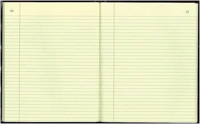 Alt view image 5 of 7 - Texthide Record Book, Black/burgundy, 150 Green Pages, 10 3/8 X 8 3/8