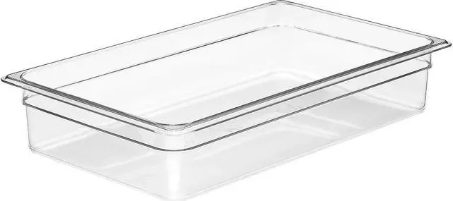Alt view image 4 of 6 - Cambro 20-7/8" x 12-3/4" x 4" 13.7 Qt. Polycarbonate Food Pan CA14CW135