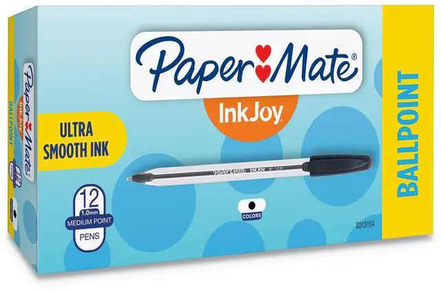 Alt view image 8 of 8 - Paper Mate Pen 1.0mm Medium Point InkJoy 50ST 12/DZ Black 2013154
