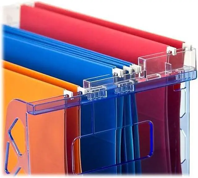 Alt view image 7 of 7 - OfficeMate Blue Glacier Holder Transparent Blue (23221) 116388