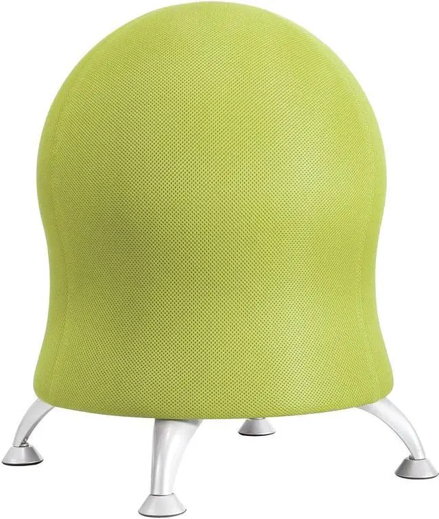 Alt view image 9 of 13 - Safco Zenergy Ball Chair 22 1/2" Diameter x 23" High Gray/Black 4750GR