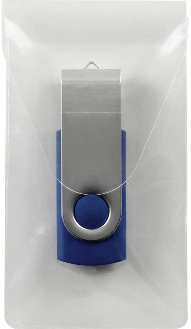 Alt view image 7 of 11 - Smead 68150 Self-Adhesive Poly USB Flash Drive Pocket