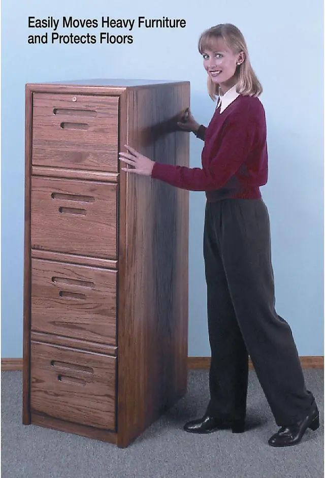 Alt view image 7 of 10 - Furniture Glide,Self-Stick,Rd,2-1/4",PK4 MASTER CASTER 87003