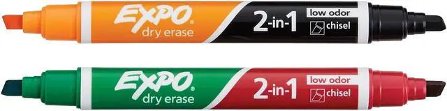 Alt view image 15 of 16 - 2 In 1 Dry Erase Markers 2/Pkg-4 Colors