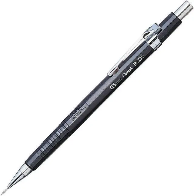 Alt view image 2 of 12 - Pentel Pencil,Mech,.5mm,Bk P205A