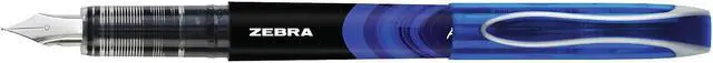 Alt view image 6 of 7 - Zebra Fountain Pen Blue Ink Fine 1 Dozen 48320
