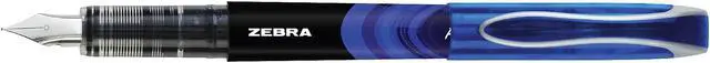 Alt view image 7 of 7 - Zebra Fountain Pen Blue Ink Fine 1 Dozen 48320