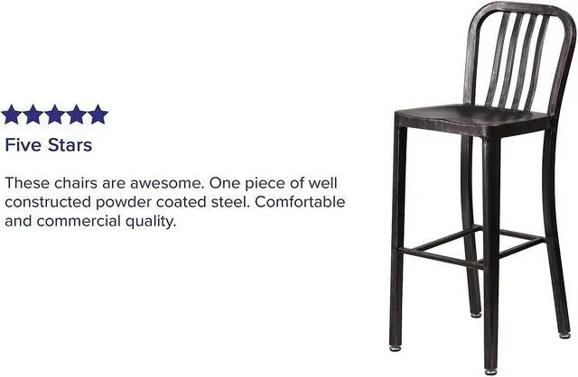 Alt view image 12 of 15 - FLASH FURNITURE 4-CH-31320-24-OR-GG Orange Backless Metal Stool,24"