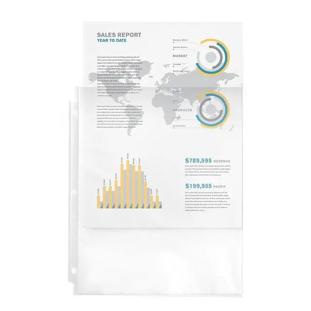 Alt view image 6 of 9 - Avery Sheet Protector Standard-Weight 8-1/2"x11" 25/PK Clear 75530