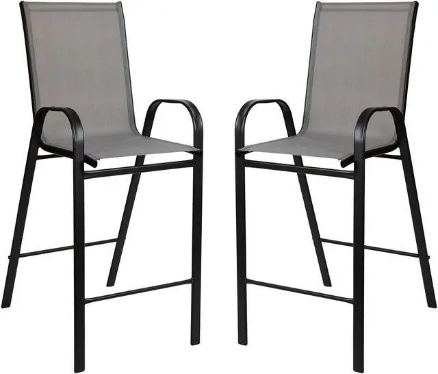 Main image of FLASH FURNITURE 4-CH-31320-24-YL-GG Yellow Backless Metal Stool,24"