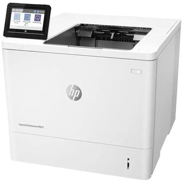 Alt view image 10 of 17 - HP LaserJet Enterprise M612dn Laser Printer, Black And White Mobile Print Up to