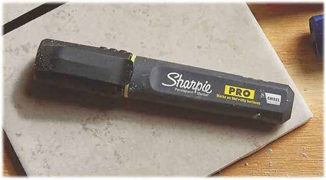 Alt view image 14 of 15 - Sharpie PRO Permanent Markers Chisel Tip Black 12/Pack (2018326A)