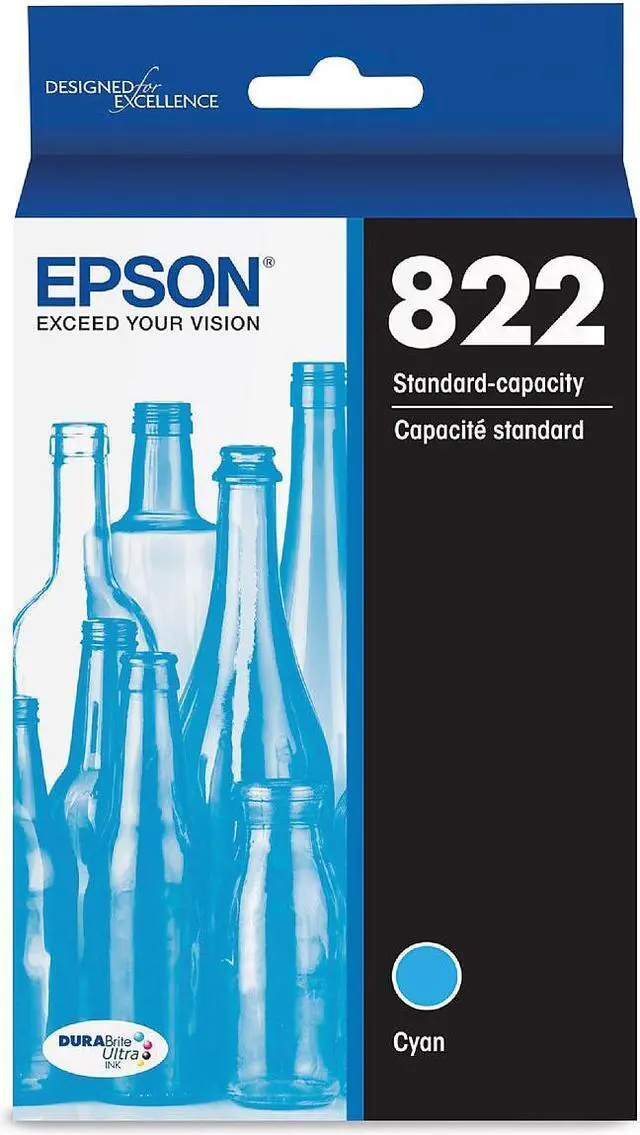 Alt view image 3 of 7 - T822220S T822 DURABrite Ultra Ink 240 Page-Yield Cyan