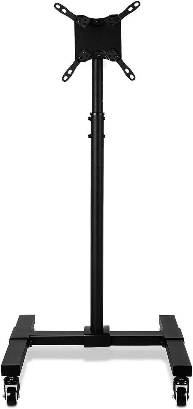 Alt view image 17 of 20 - Mount-It! TV Cart | Fits 24-42 Inch TVs | Adjustable Height Rolling Stand
