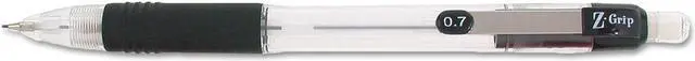Main image of ZEBRA PEN CORP. Z-Grip Mechanical Pencil HB 0.7 mm Clear Barrel 24/Pack 15241