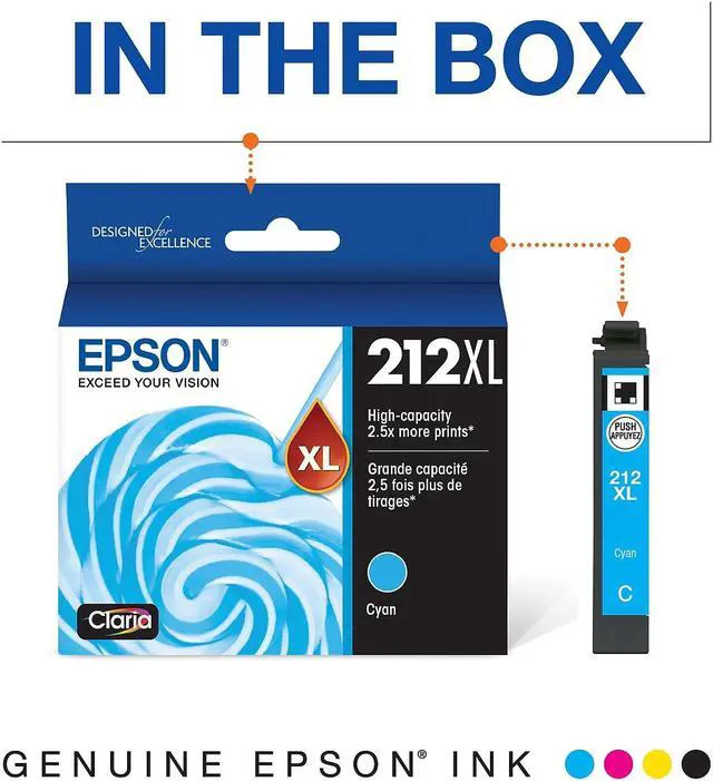 Alt view image 7 of 10 - Epson T212  Cyan Ink Cartridg