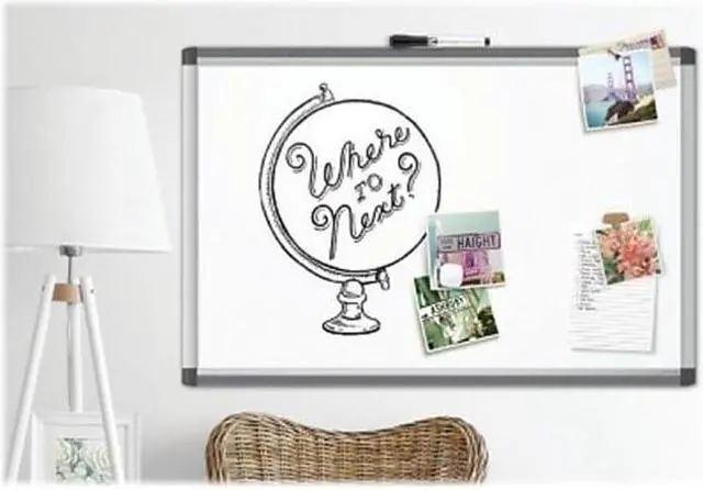 Alt view image 15 of 15 - PINIT Magnetic Dry Erase Board, 48 x 36 Inches, Silver Aluminum Frame UBR2807U0001