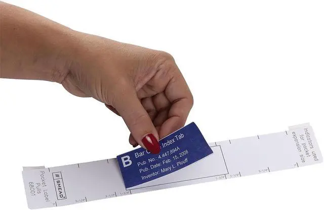 Alt view image 14 of 14 - Viewables Pocket Label Pulls, 1.63 x 10.13, White, 5/Sheet, 9 Sheets/Pack 68001