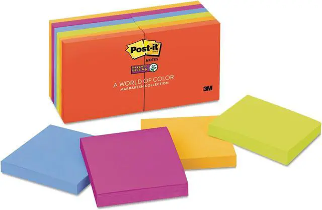 Alt view image 18 of 20 - Post-It Notes Super Sti Note,Super Sticky 12pk,Ne 65412SSAN