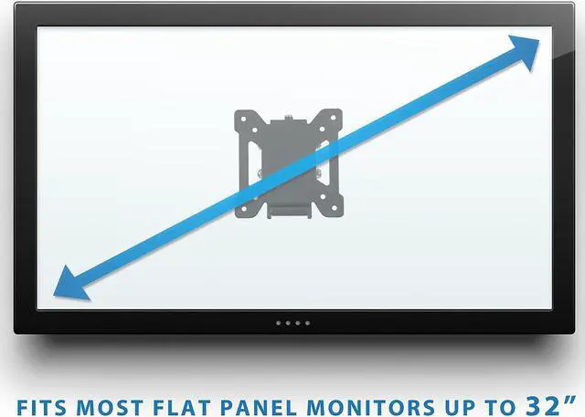 Alt view image 15 of 18 - Mount-It! Tilting TV Wall Mount 13-32" Displays (MI-203T)