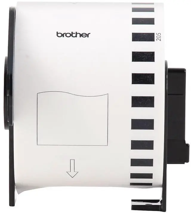 Alt view image 13 of 13 - Continuous Paper Label Tape, 2.4" x 100 ft, White, 3 Rolls/Pack